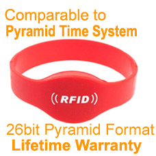 Pyramid key card wristband